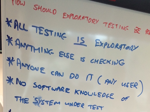 Ideas about exploratory testing
